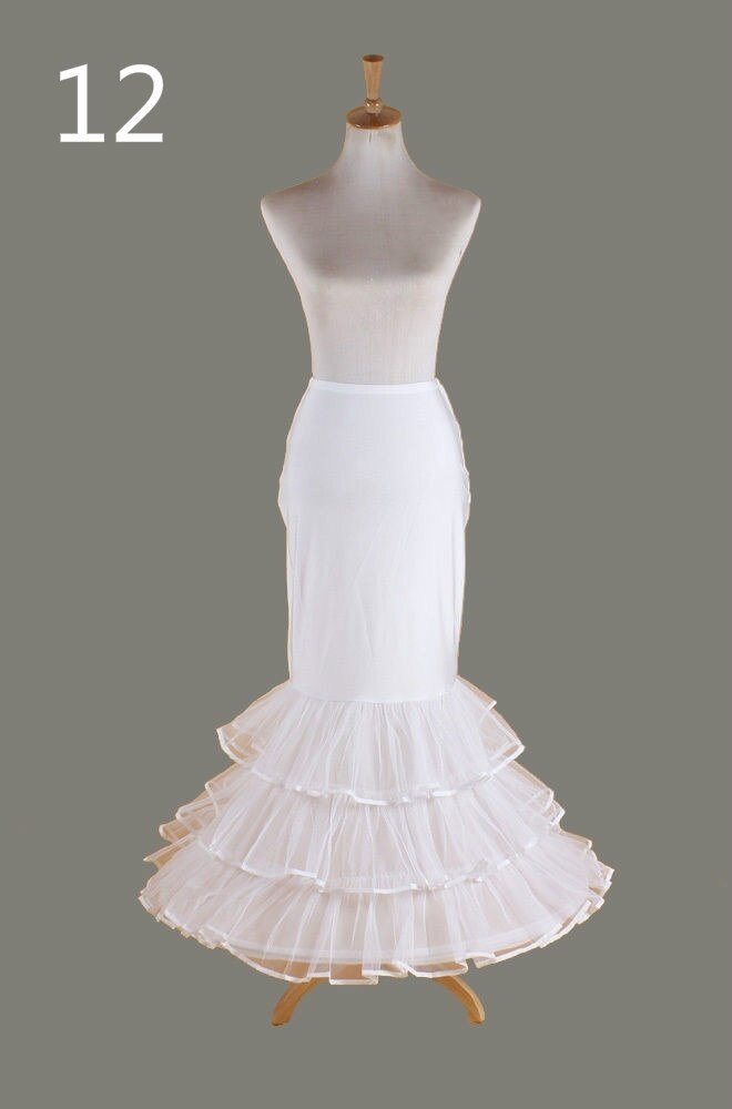 Enagua Sottogonna sottoveste da sposa Vestito da sposa de crinolina Hoopless: 12