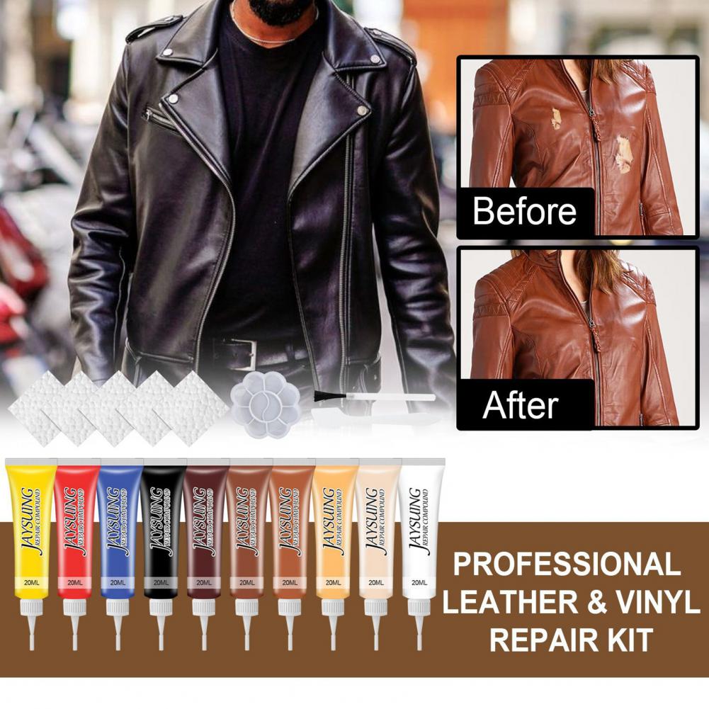 Eco-friendly Useful Aged Restored Leather Repair Gel Safe Leather Recoloring Balm No Odor for Seat