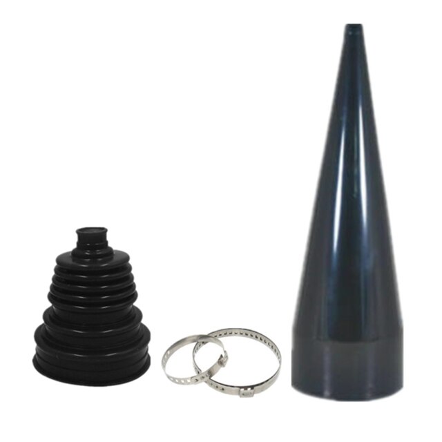Speed Dust Cover Kit Clamp Silicone CV Boot Ball Round Rubber 140mm x 86mm Constant Universal CV joint boot Car Accessories: 2pcs