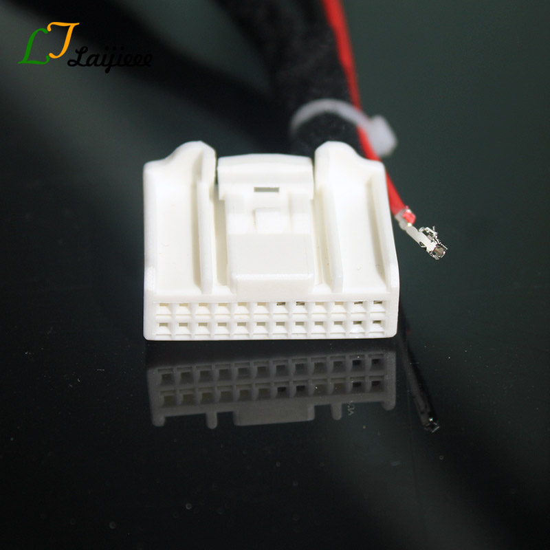 24 Pin Reverse Camera Interface For Toyota Land Cruiser / Prado / Highlander OEM Monitor Nondestructive Install Rear view Camera