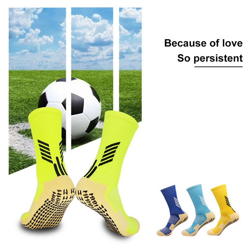 LOOZYKIT Neue 2 Arten Fußball Socken Anti Slip Fußball Socken Männer Sport Socken Gute Baumwolle 9 Farben Outdoor Sport socken