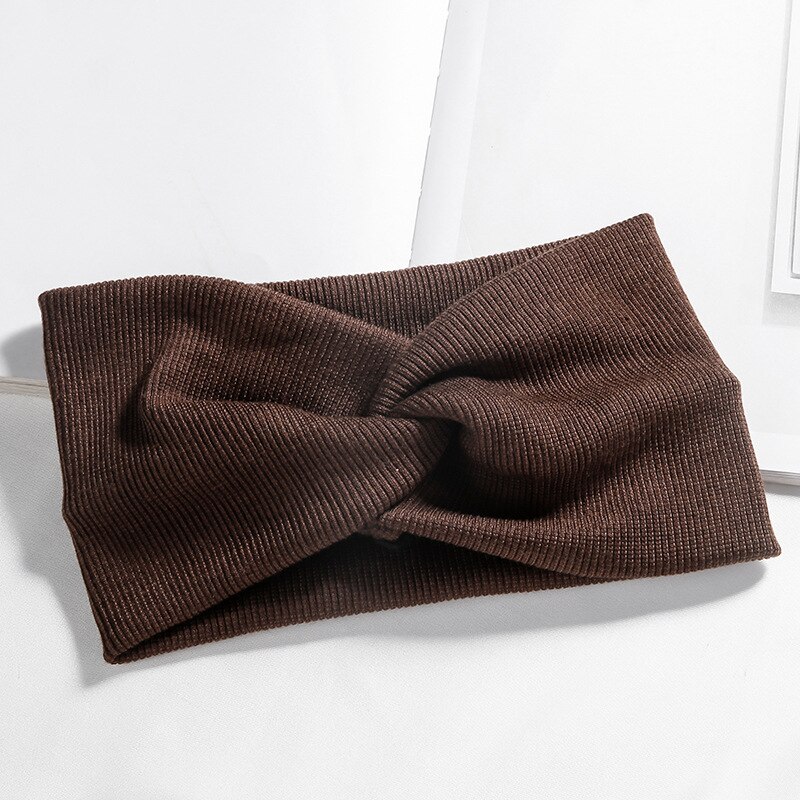 Diadema de lana con orejas de animales para mujer y niña, accesorios para el cabello, turbante cruzado, 1 unidad: 8