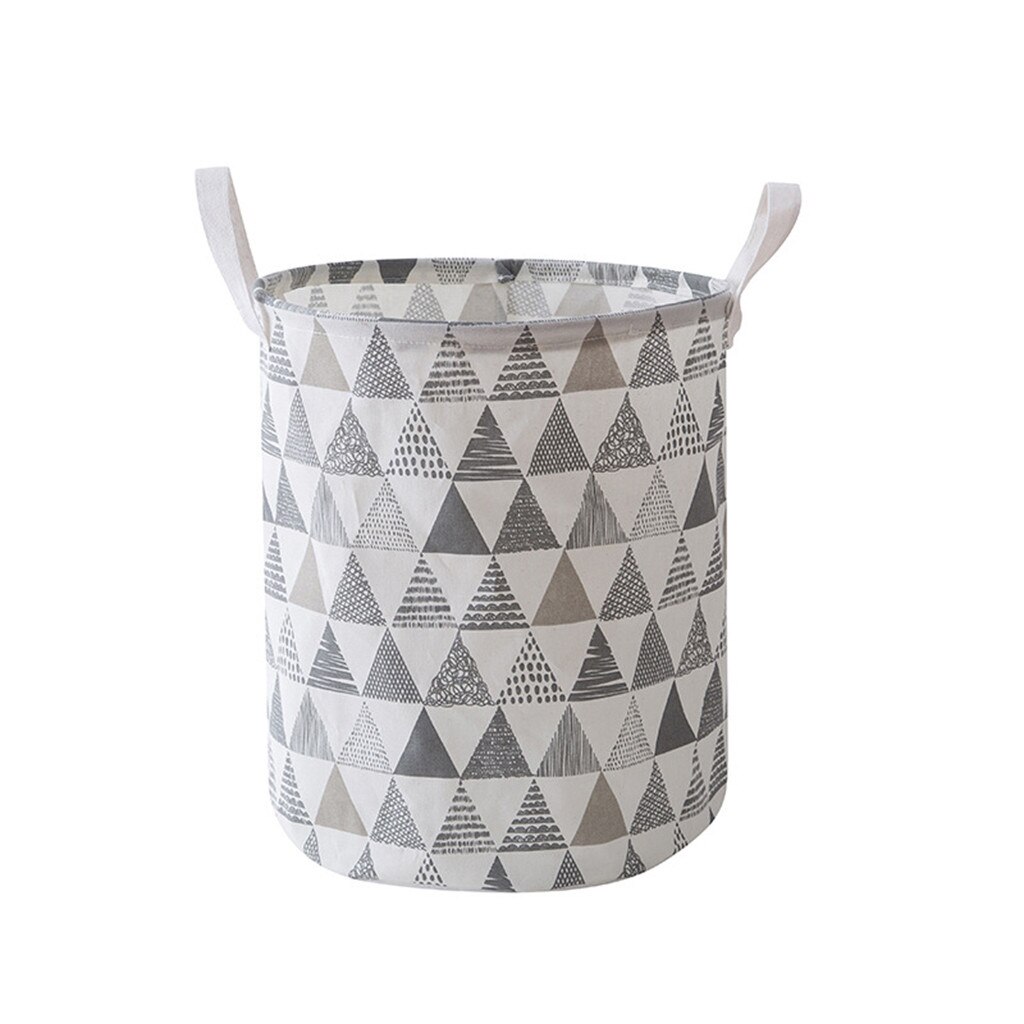 Dirty Cloth Basket Waterproof Large Laundry Basket Collapsible Round Laundry Bags Hamper Storage Bin Cesto Ropa Sucia: B