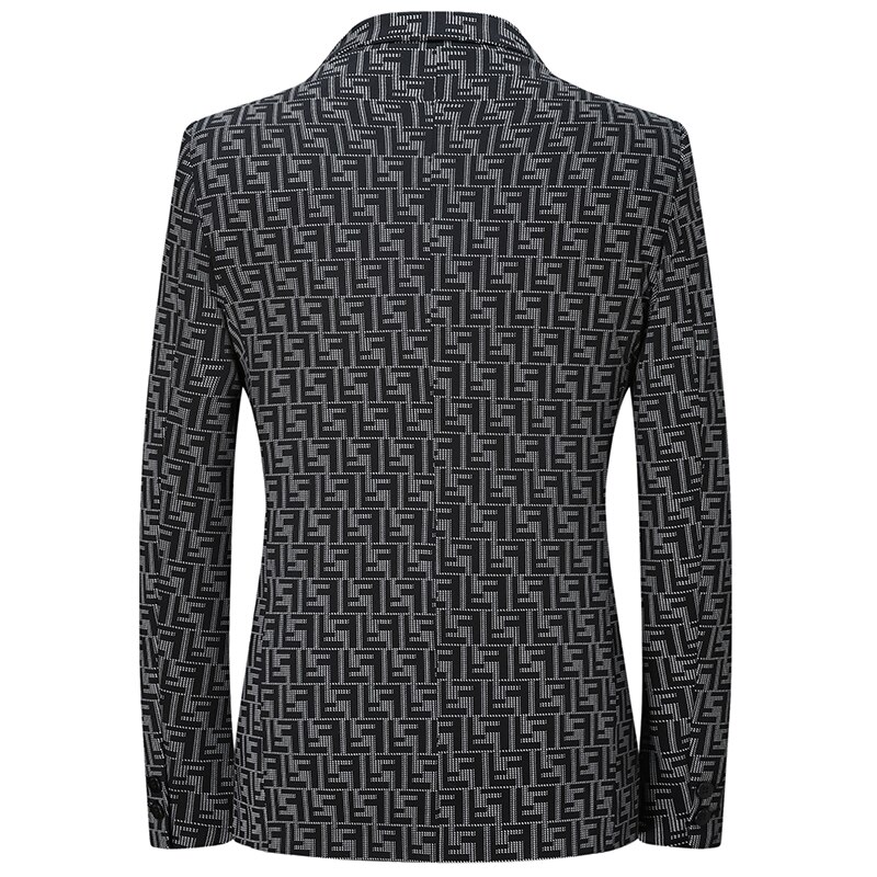 Stoere knappe pakjas heren dunne lente en herfst single west-koreaanse vrijetijdstrend persoonlijkheid knap geruit pak