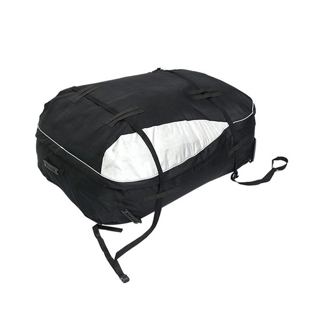 600D Oksford skrzynia na dach samochodu torba dachowa wodoodporna bagażnik na dachu torba podróżna wodoodporna torba na samochody SUV 105x100x32cm