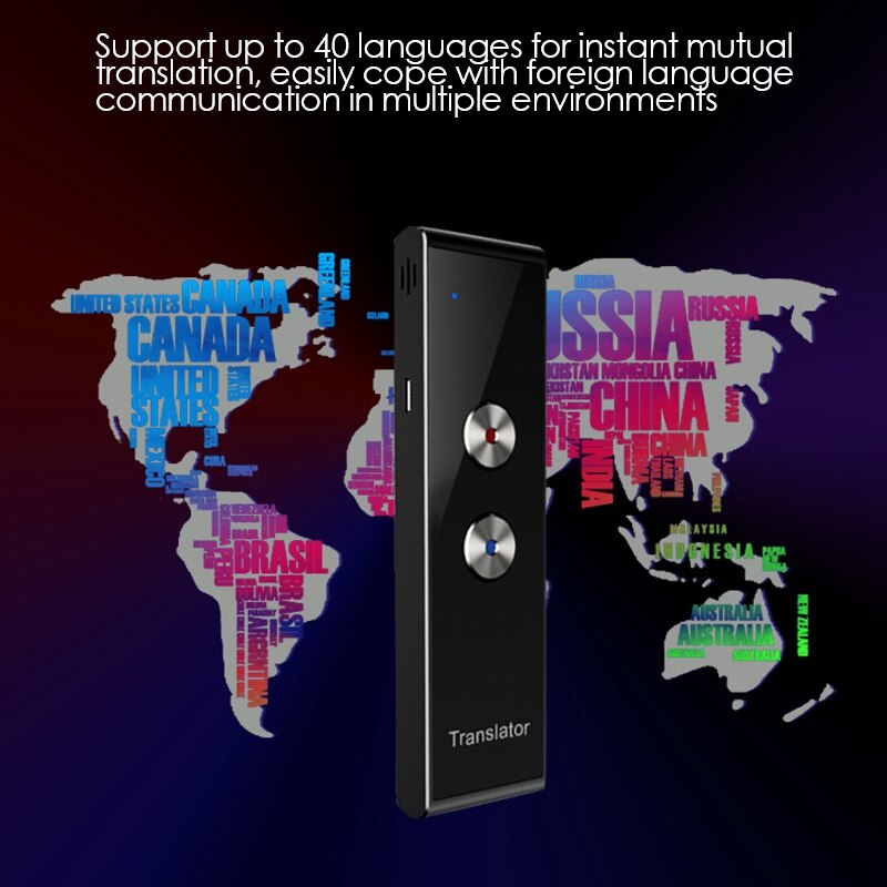 HD Voice Translation Stick Bluetooth Wifi Simultaneous Interpretation Translator 40 Languages Freely Switch Translator
