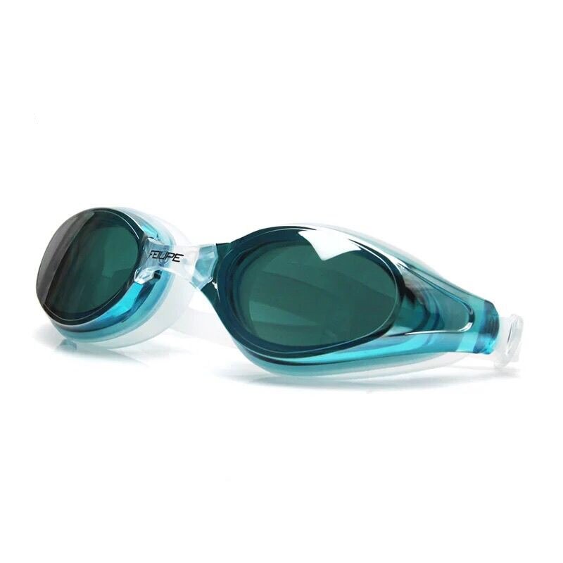 Mannen Vrouwen Professionele Zwembril Anti Fog Uv-bescherming Hd Verstelbare Duiken Bril Volwassen Bad Eyewear: Sky Blue