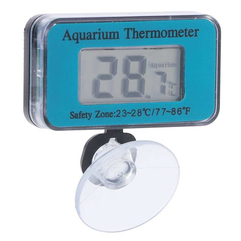 Aquarium Digitale Thermometer Waterdichte Lcd Thermometer Temperatuur Meter Met Zuignap Voor Aquarium Dompelpompen Fish Tanks