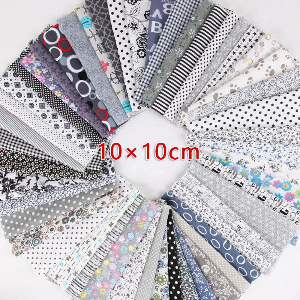50 Stuks Diverse Fat Quarters Bundel Quilt Quilten Katoen Naaien Diy Set