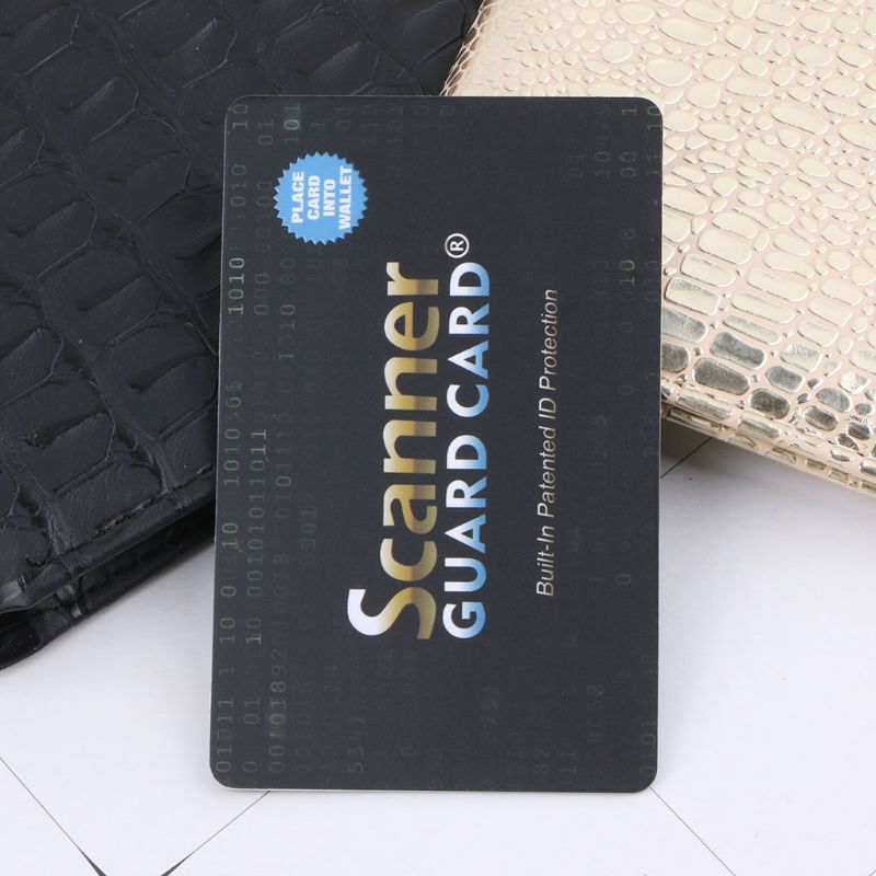 Protecteur Carte RFID Koruma - Étui Anti-Scan Pour Cartes Bancaires, Passeport - Noir/Argent