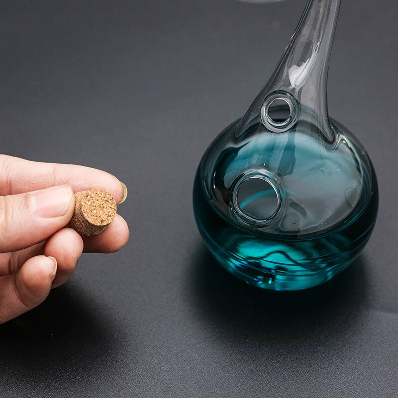 Handwerk Alle-Heldere Glazen Inktpot Dip Pen Houder Meubels Decoratie Creatieve Briefpapier Supply