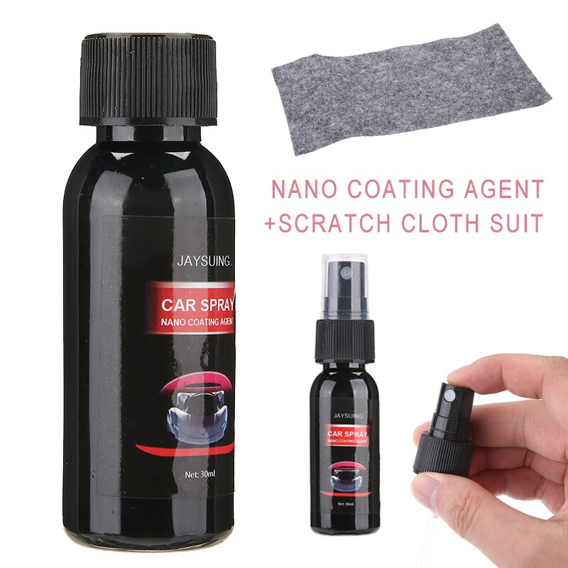 30Ml Nano Auto Krassen Verwijderen Spray Reparatie Nano Spray Krassen Voor Auto Repareren Polish Spray Keramische Coating Met Doek