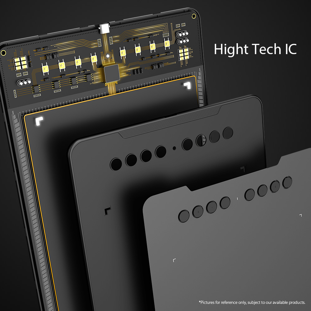 XP-Pen Deco 01 Drawing Tablet Graphic Digital with Tilt for Android and 8 shortcut keys (8192 levels pressure) for beginner