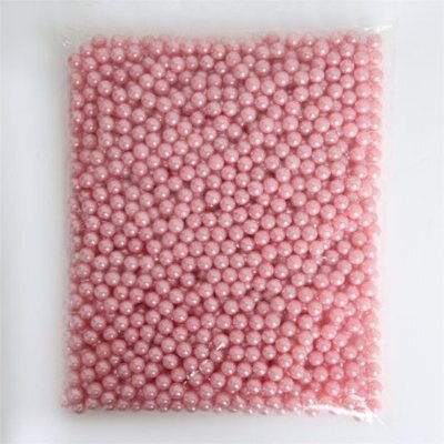 Soporte acrílico transparente para brochas de maquillaje, contenedor a prueba de polvo, organizador de herramientas de belleza, caja de almacenamiento de bolígrafos: Pink pearl