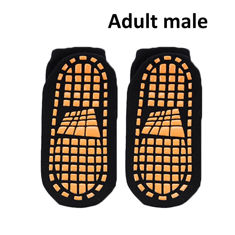 Børn polyester bomuld anti-skridsikker sokker trampolin sokker voksen behagelig slid skridsikker sports sokker polstring bandage pilat: Kvinder