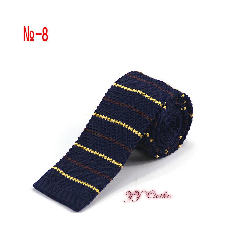 Handmade Men Knitting Ties Casual Men's Formal Wear Business Suit Ties For Wedding Party For Male Necktie: 8