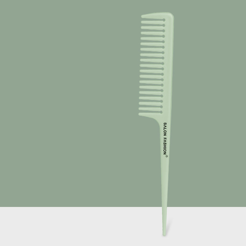 Handheld Hairbrush Wide Tooth Comb Plastic Flat Comb Hair Scalp Massage Smoothing Comb Detangle Hairdressing Comb Styling Tool: Orange
