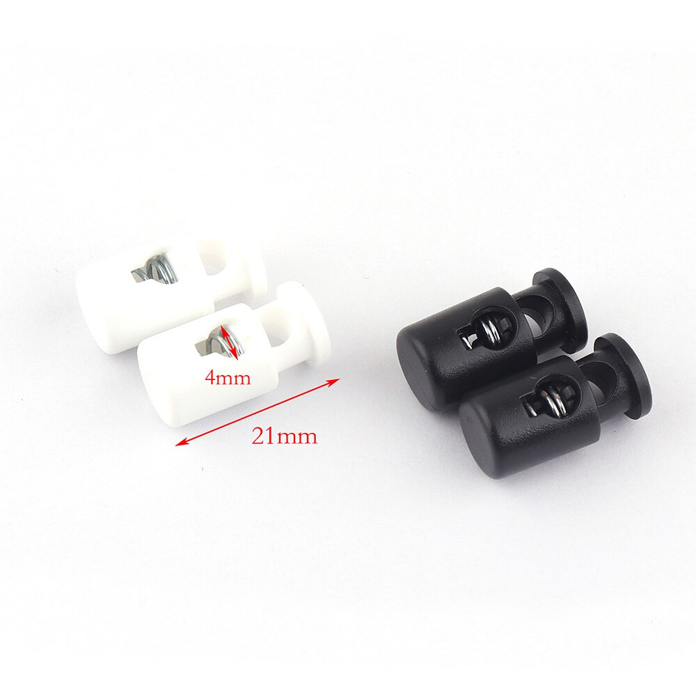 Koordvergrendeling Richter Elastische Koord Spring Loaded Toggle Lock Plastic Band Stopper Gezichtsmasker Vorm Fastener Naaien Kleding Touw