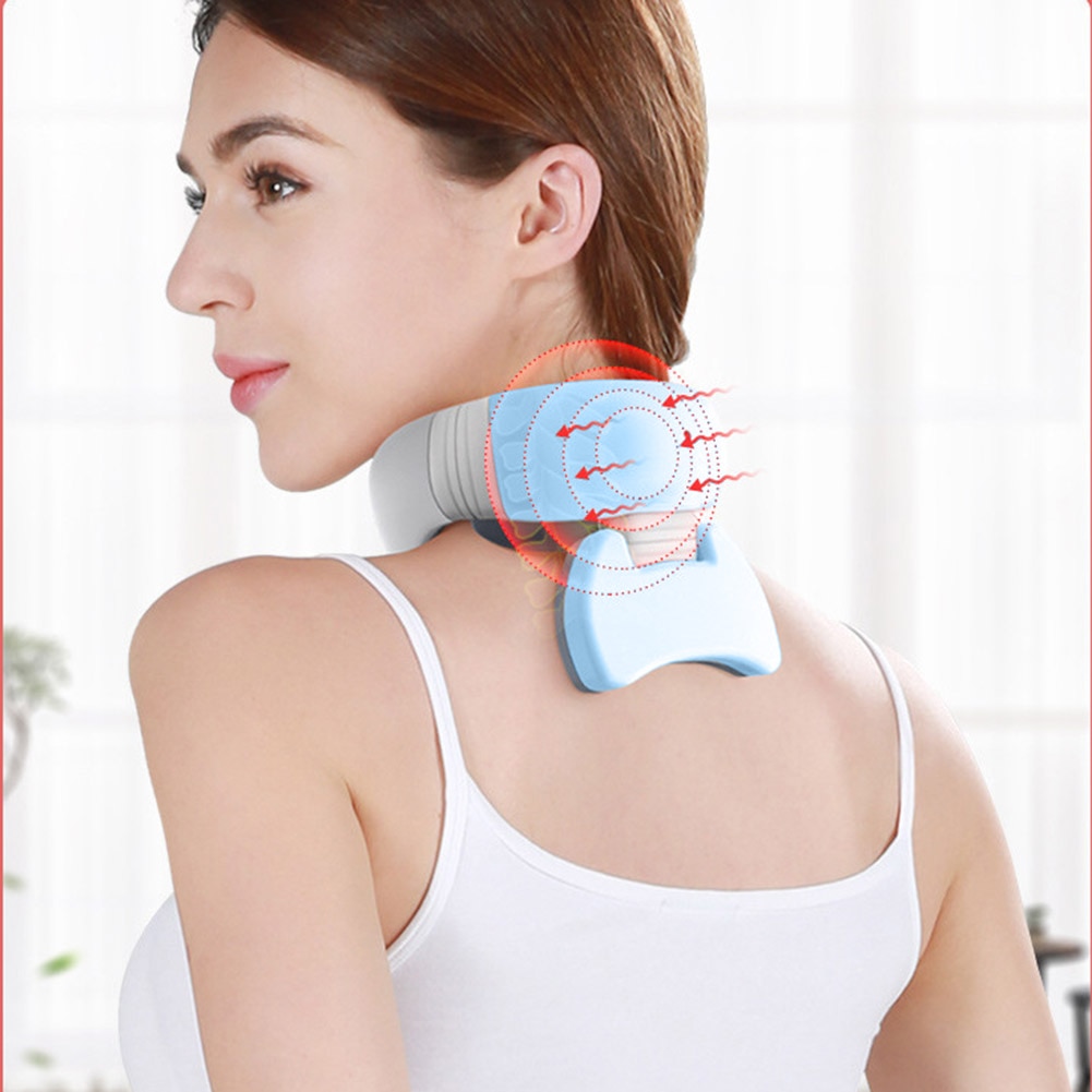 Relief Magnetic Therapy Pain Relief Tool Shoulder Neck Massager Wireless 4D Pulse Cervical Massager Fatigue Pain