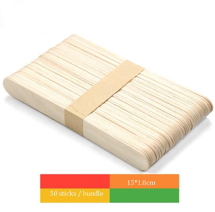 50Pcs Diy Model Maken Hout Chips Sticks Popsicle Ijs Stok Kleurrijke Ambachtelijke Creatieve Educatief Speelgoed Kinderen: M