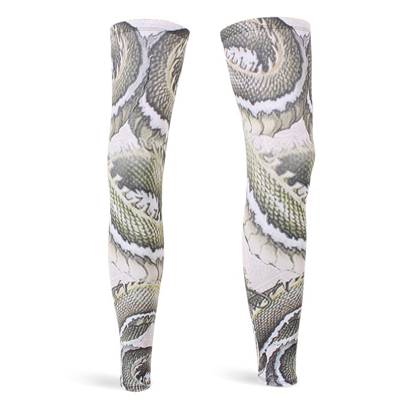 Jambières de pour hommes et femmes, protection UV, vtt, cyclisme, manches de jambe, vélo,: M / 21