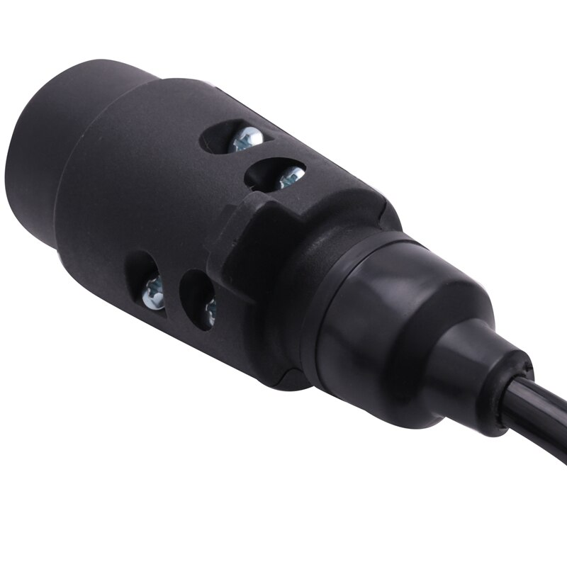 2M 7 Pin Car Towing Trailer Light Board Extension Cable Lead Truck Plug Socket Wire Part Couplings Circuit Plug Socket