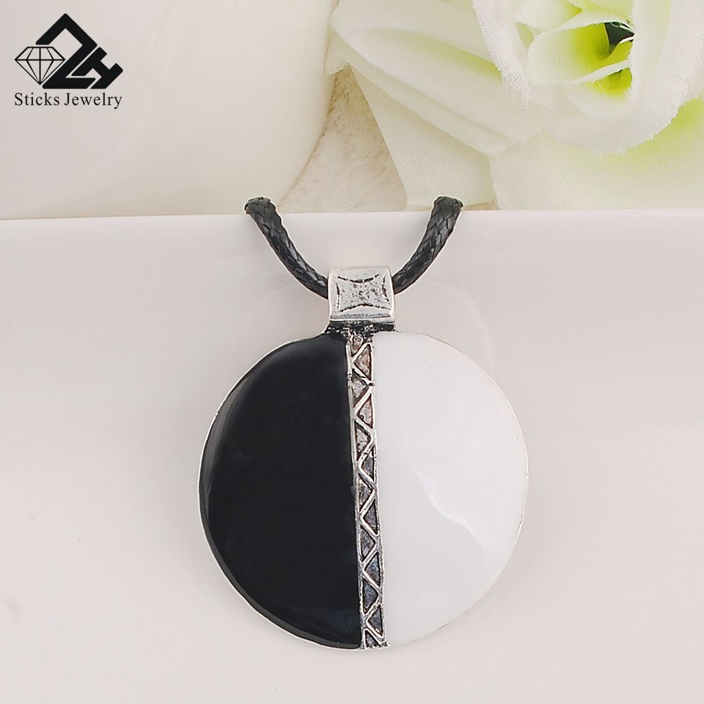 Collier rond en émail pour femmes, accessoires de bijoux de fête Style Steampunk: Default Title