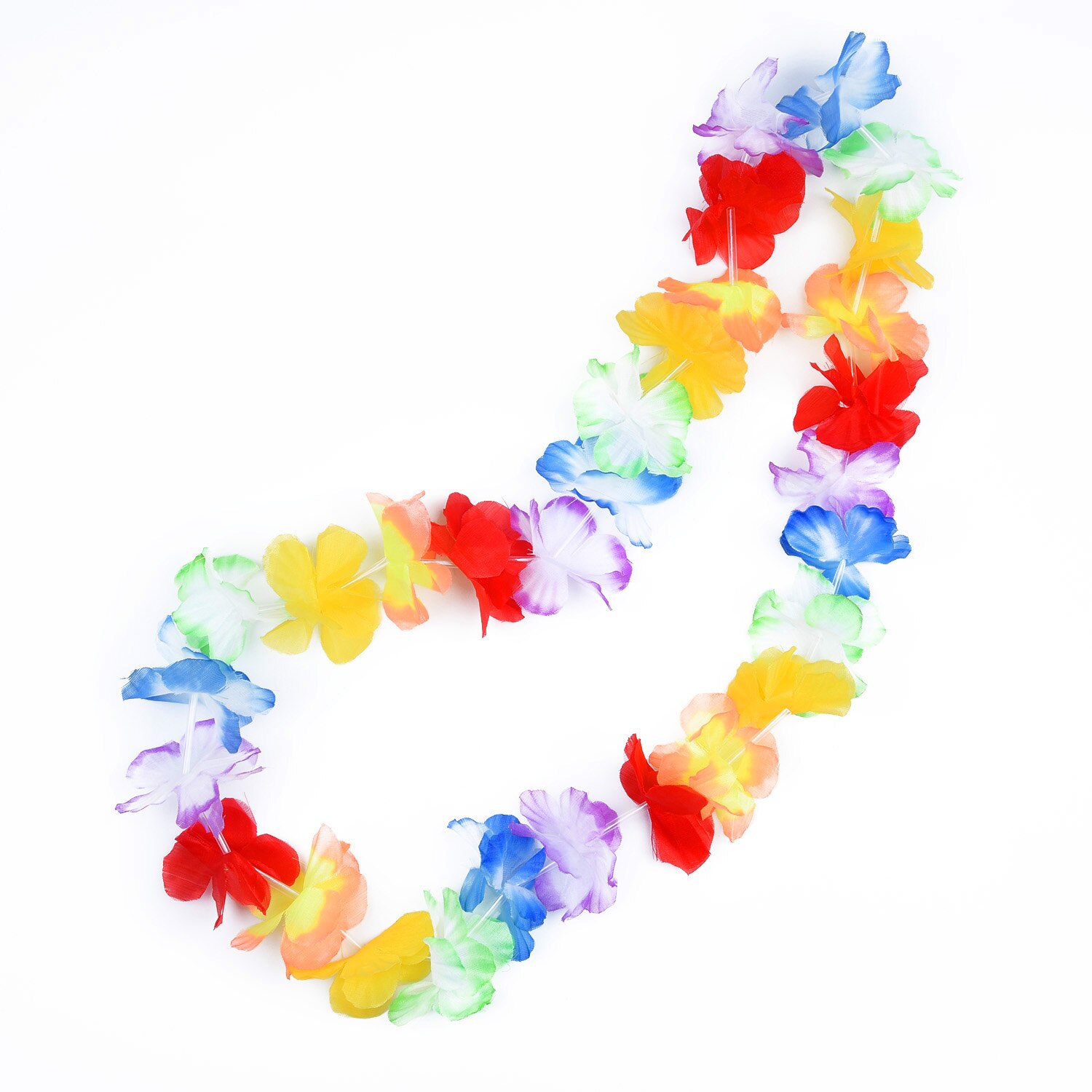 10 stks/set Hawaiian Bloem Leis Garland Ketting Fancy Dress Party Hawaii Strand Bloemen Party Beach Decoratie voor Zomer
