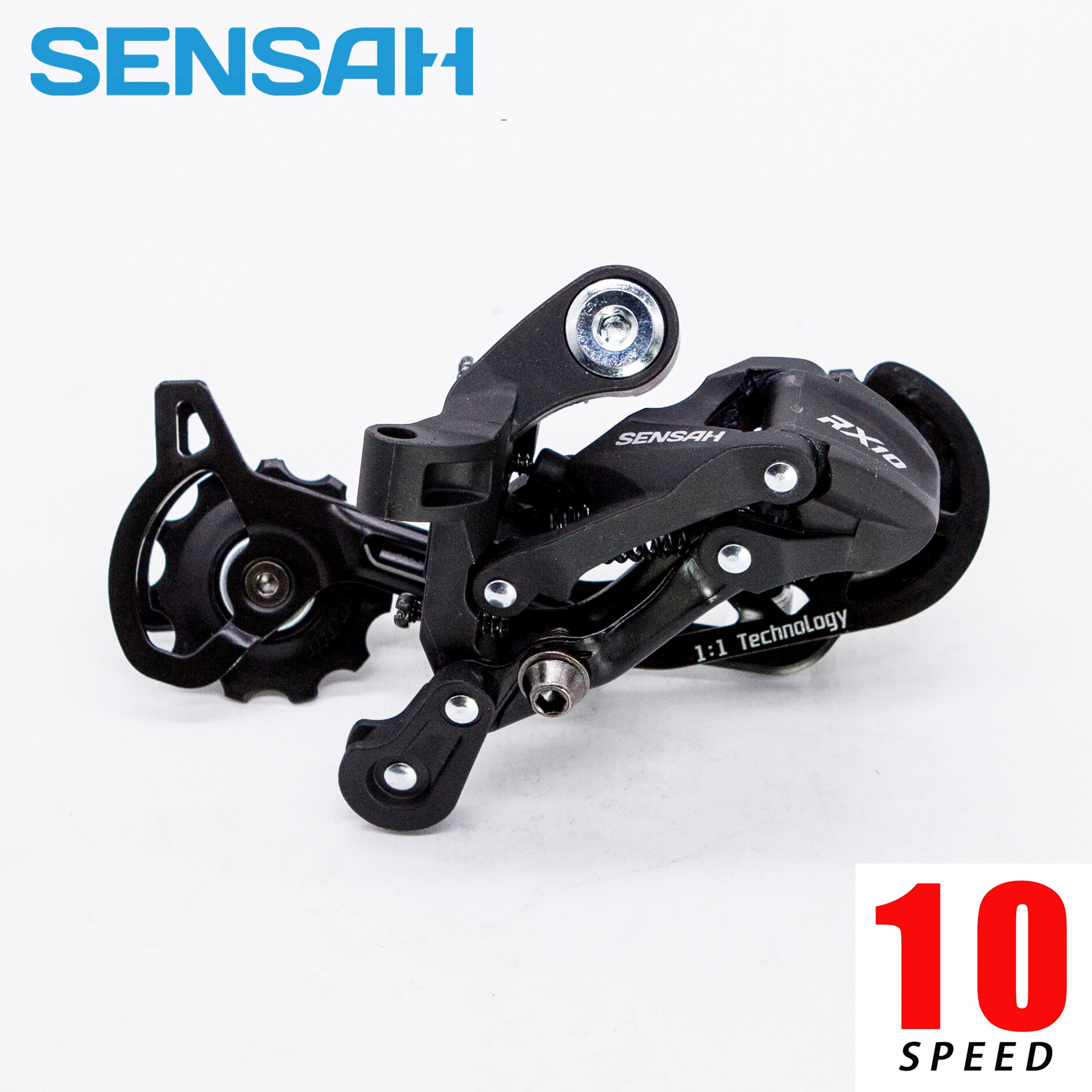 SENSAH – levier de vitesse à gâchette + dérailleurs arrière 10s pour vtt, Compatible avec DEORE, RX10 1x10