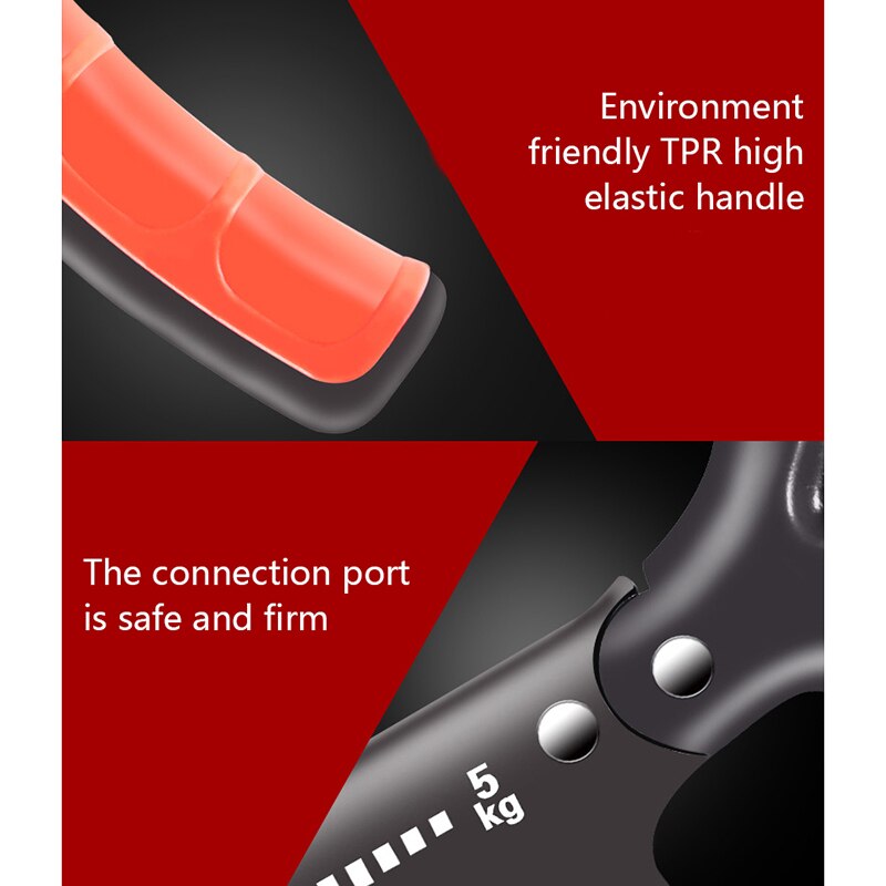 5-60Kg regulowany ciężki chwytak siłownia trening nadgarstka zwiększ siłę ćwiczący robić odzyskiwania mięśni kulka robić ściskania trener