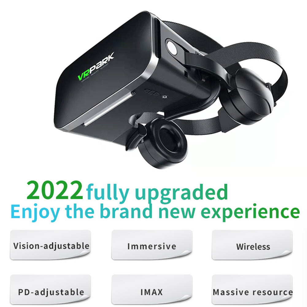 Lunettes intelligentes 3D VR, casque de réalité virtuelle, pour smartphone, téléphone Android, iPhone, Gaming, avec pilotes de casque