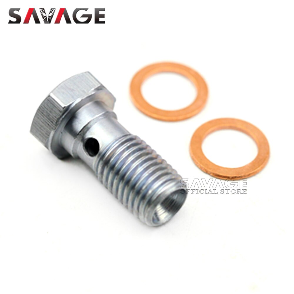 Boulons de Banjo M10 x 1.0, vis de maître cylindre de frein avant/arrière, boulon d&#39;étrier de tuyau, accessoires d&#39;embrayage hydraulique de moto 10mm