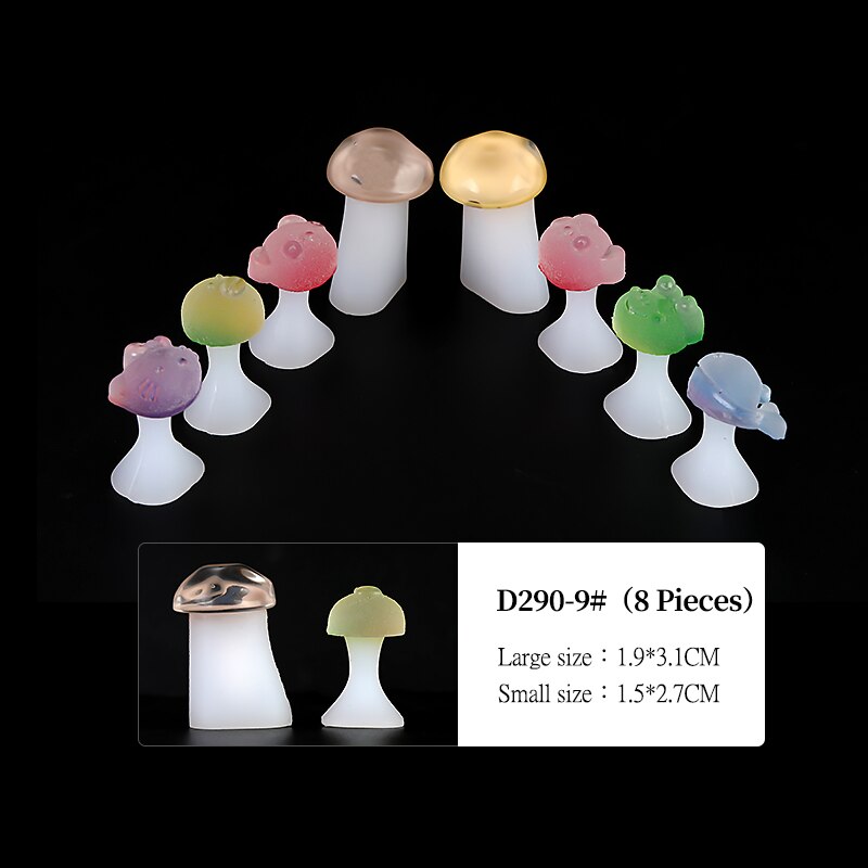 8Pcs Nail Art Toe Separator Flower Heart Pearl Diamond Silicone Foot Toes Separators Silica Gel Finger Toe Spreader: Chocolate