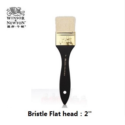WINSOR&NEWTON Bristle Extra fine brush Oil and Acrylic painter artist special Paint Brush: Flat head   2