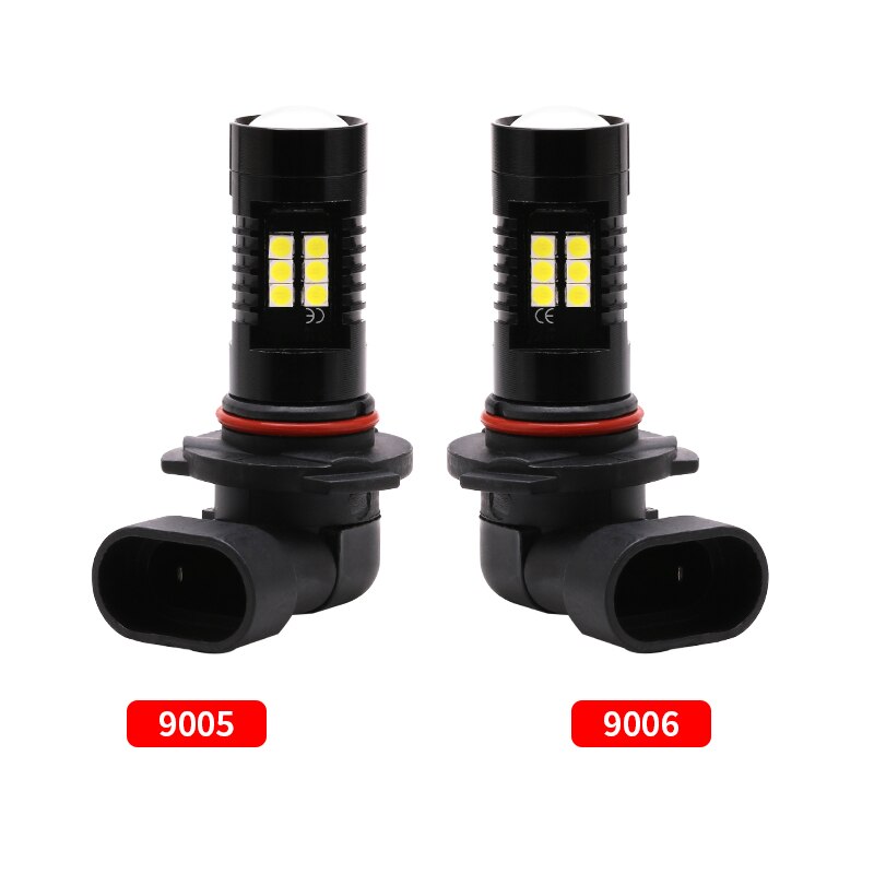 2 stücke Auto LED Lampe Foglight H4 H7 H8/H11 9005 9006 Weiß Farbe hoch Energie 21W Nebel lichter Für Auto Auto Helle Vorderseite Nebel Lampen 12V