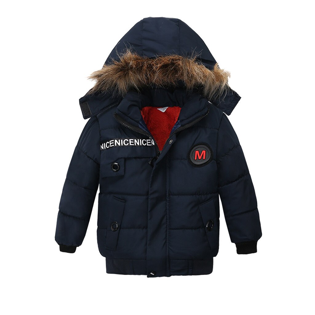 Manteau à capuche pour garçon de 1, 2 ou 3 ans, veste d'hiver pour enfants, vêtements d'extérieur, collection