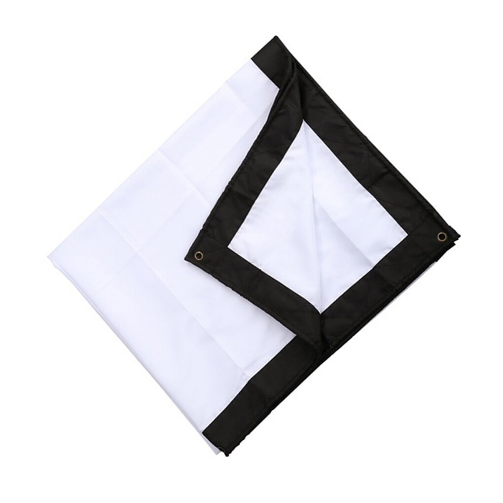 Foldable 16:9 Projector 60 70 84 100 120 inch White Outdoor Projection Screen TV Home Projector Screen