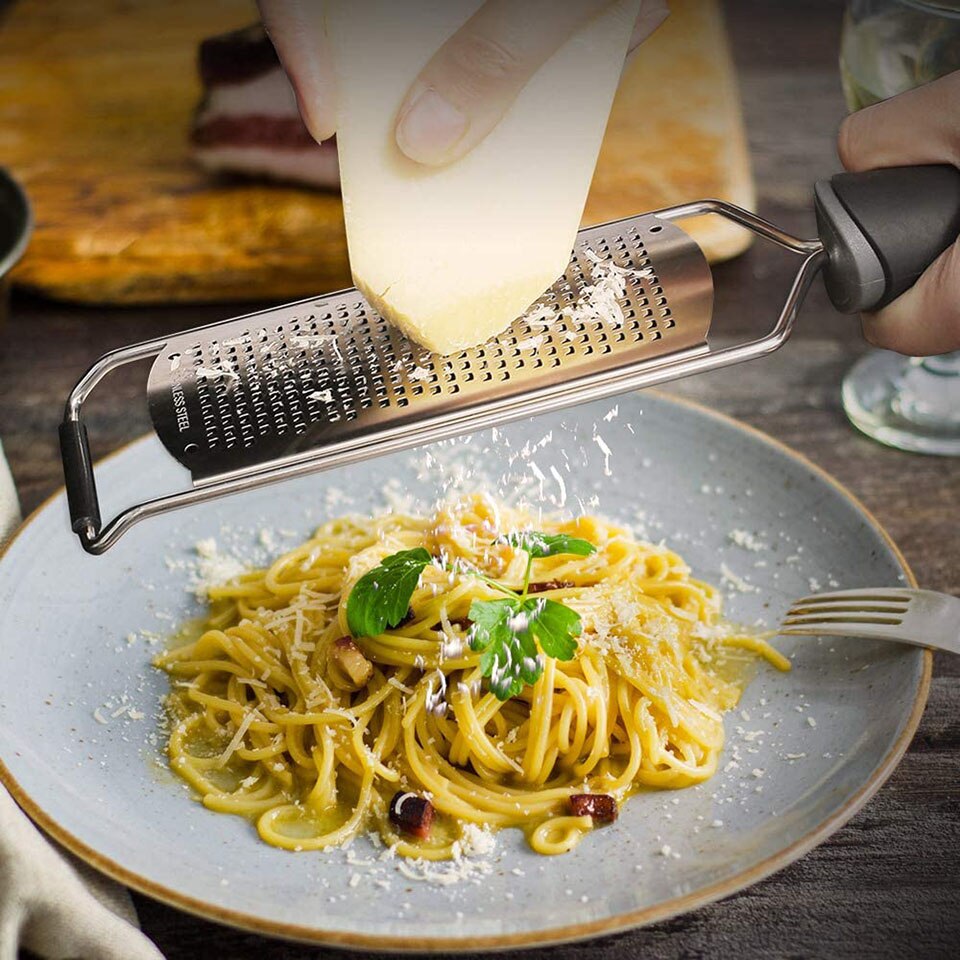 304 Roestvrij Staal Keuken Rasp Set Handheld Grof Kaas Rasp En Fijne Citroen Zester Moeiteloos Roosters