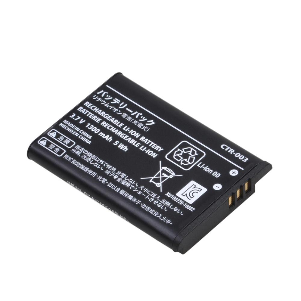 2 Stk/partij 1300Mah 3.7V CTR-003 Ctr 003 Oplaadbare Batterij Vervanging Voor Nintendo 3DS 2DS Gamepad Controller Batterijen