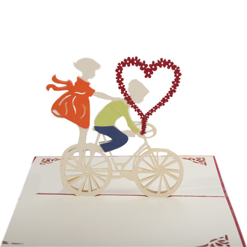 3D Greeting Card Romantic Pop-up Card for Couples Birthday Valentine Day H4GD: 9FP100094-2 