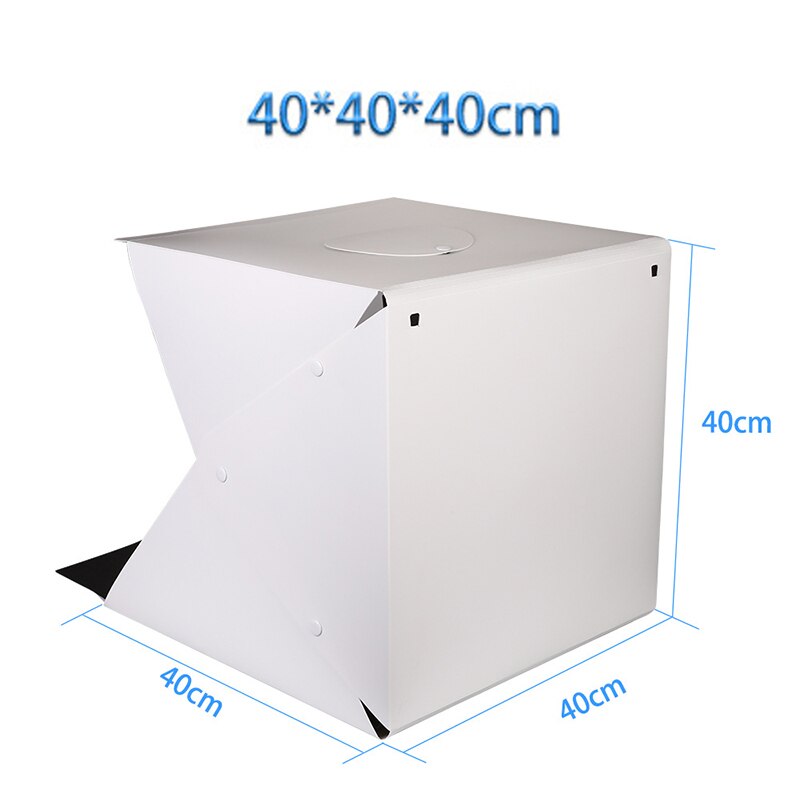 40*40cm Large Size Folding Lightbox Photography Photo Studio Softbox Photo Kit Background Photo Box For SLR Camera