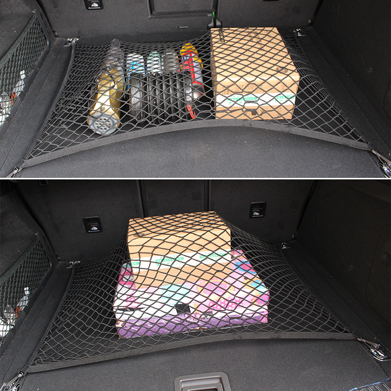 For Ford Kuga Ecosport Focus 2 Focus 3 Edge Mondeo Fiesta Flex Fusion Expedition 4 Hook Car Trunk Cargo Mesh Net Luggage
