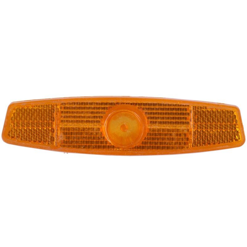Lot De 4 Réflecteurs Pour Rayons De Vélo - Bande Réfléchissante Blanche 125x20 Mm - Pour Sécurité De Nuit