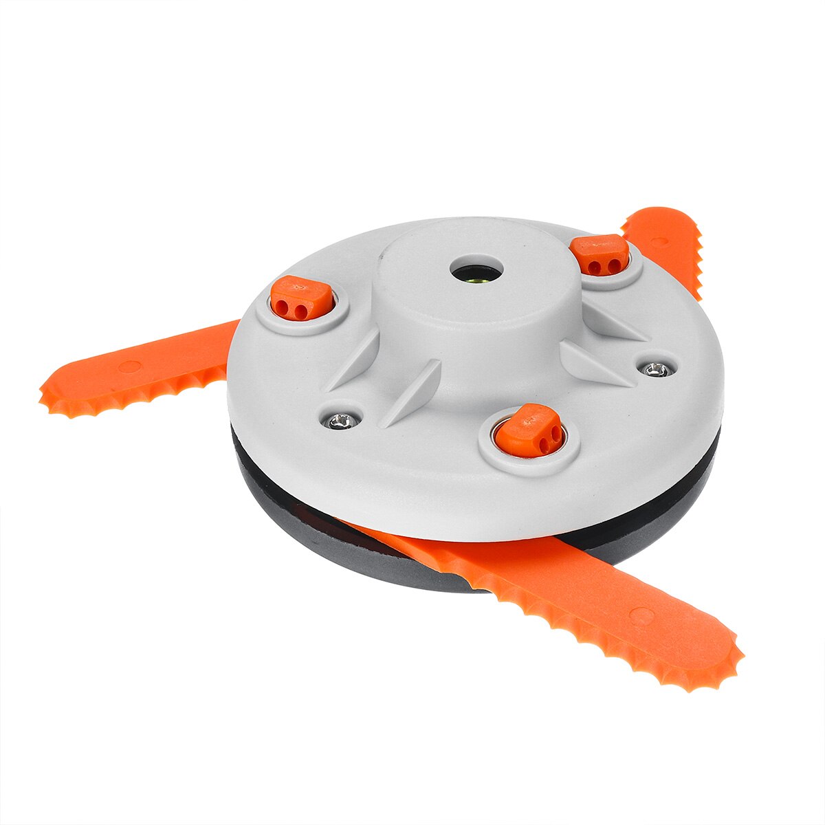 Newest Dual Use Powers Grass Trimmer Head Plastic Chain Saw with Nylon Line Cutter for Lawnmow