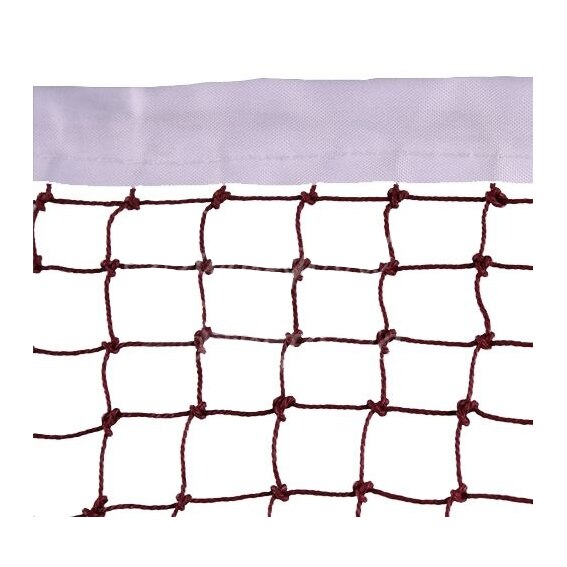 SZ-LGFM-Professionelle Ausbildung Standard Geflochtene Badminton Netz 6,0 m x 0,75 m Weiß Saum