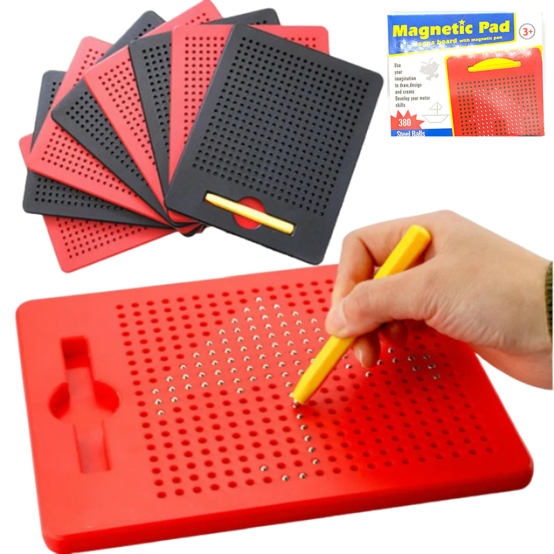 Magnetisch bal tekenbord met pen, kinderen leren tekenen, schetsblok, tablet, educatief speelgoed voor kinderen, notitieboek voor volwassenen