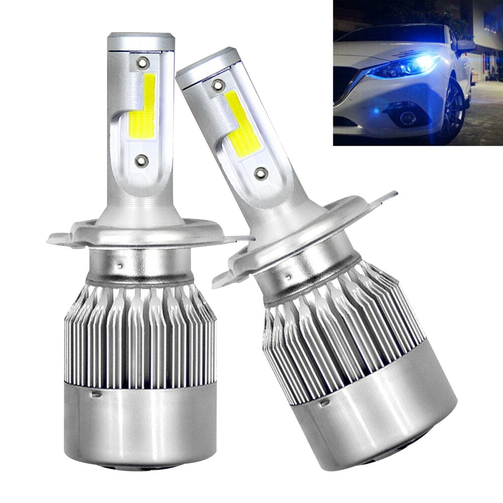 9003 H4 Bombillas de faros LED azul hielo 11000LM para Toyota Tacoma 2000 de 9003 H4 Bombillas de faros LED azul hielo