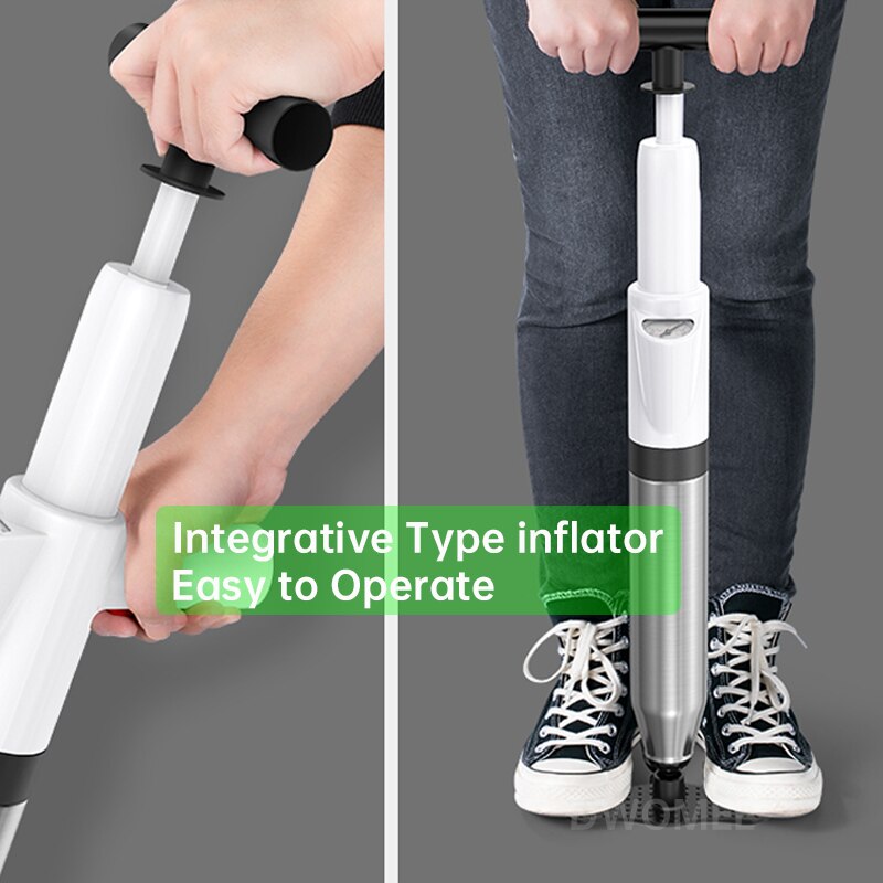 Toilet Plungers Drain Unblocker High Pressure Air Drain Blaster Cleaner Powerful Manual Pneumatic Dredge Equipment Clogged Pipe