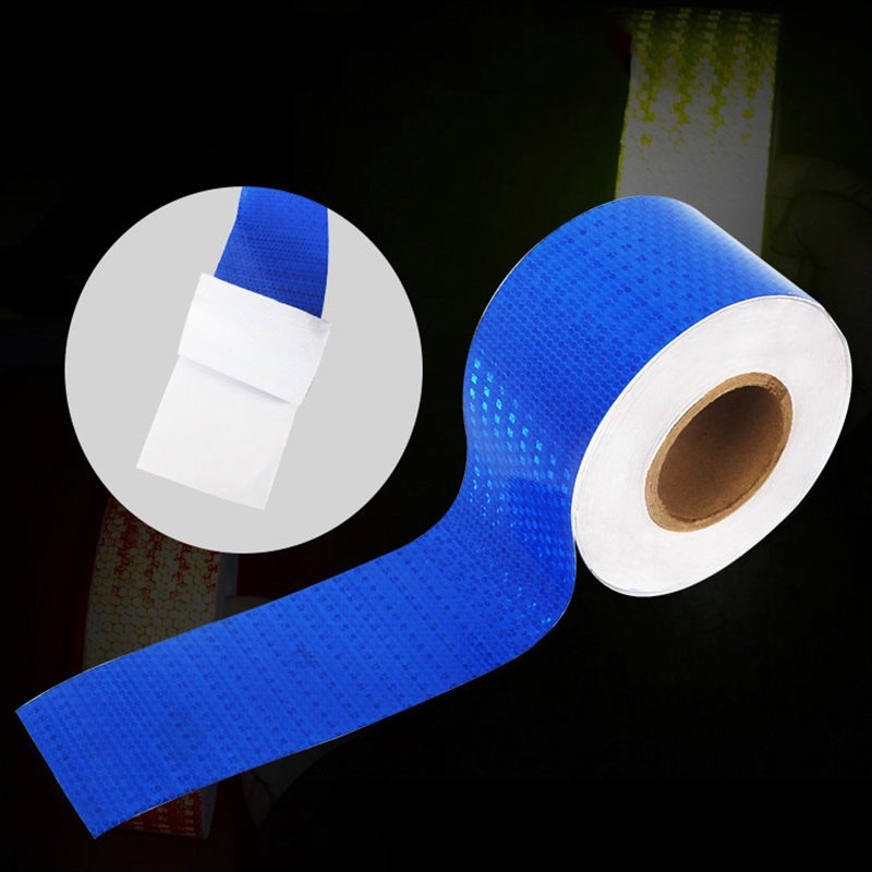 Reflecterende waarschuwingstape motorfiets veiligheidswaarschuwingstape rasterreflector reflecterende sticker accessoires auto styling sticker