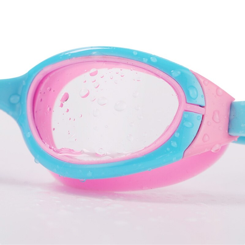 Børn teenagere svømme beskyttelsesbriller pige dreng vandtæt anti-tåge hd plating svømmebriller justerbare børn svømme øjentøj